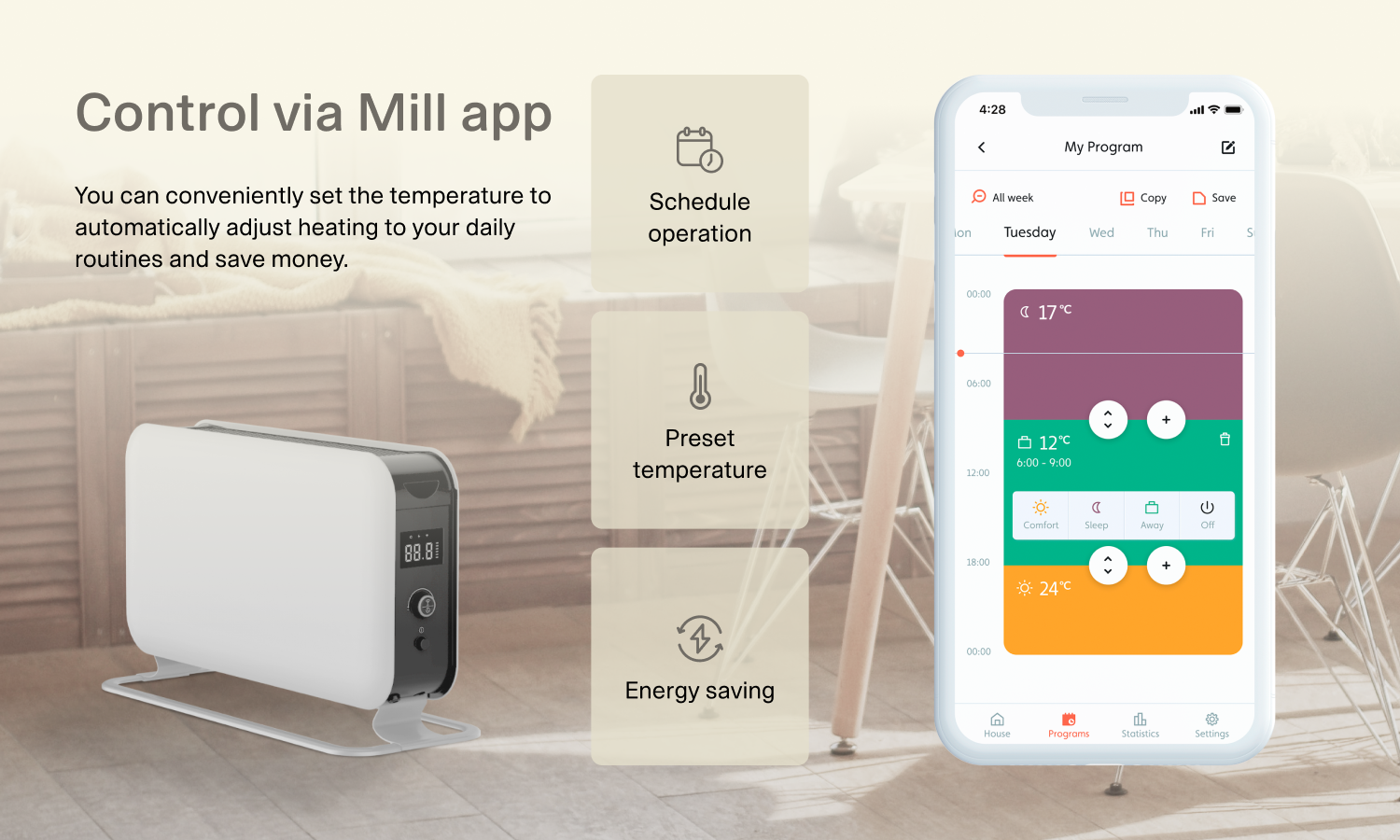 Mill WiFi Portable Heater 1500W - Image 5